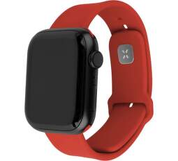 Fixed Silicone Sporty Strap remienok pre Apple Watch Ultra 49 mm červený