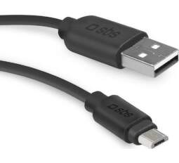 SBS Micro USB dátový kábel 2m, čierna