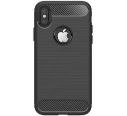 Winner Carbon puzdro pre Apple iPhone Xs Max, čierna