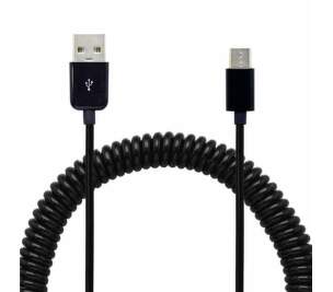 Mobilnet dátový kábel USB-C  0,4-2,4 m 2 A čierny