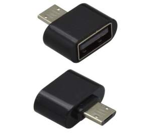 Mobilnet OTG adaptér micro USB / USB čierny