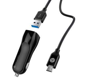 Sturdo USB 2 A čierna 1 m USB-C kábel