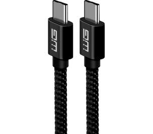 Winner dátový kábel USB-C/USB-C 2 m čierny