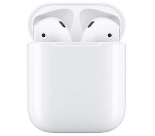Bezdrôtové slúchadlá  Apple AirPods 2019 s nabíjacím puzdrom
