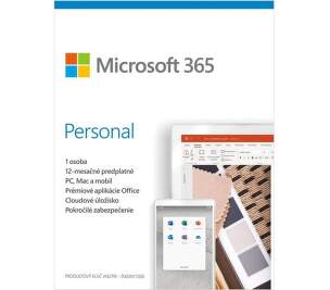 Microsoft 365 Personal SK (1 ROK, 1 UŽIVATEĽ, 1TB CLOUD)