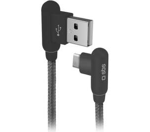 SBS USB-C/USB kábel 1 m čierny