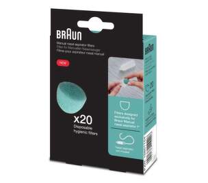 Braun BNF020EU náhradné filtre pre odsávačku hlienov 20ks