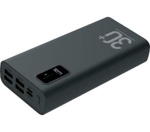 Winner powerbanka 4× USB-A 30 000 mAh čierna