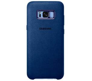 Samsung Alcantara Cover EF-XG955 Galaxy S8+ modrý