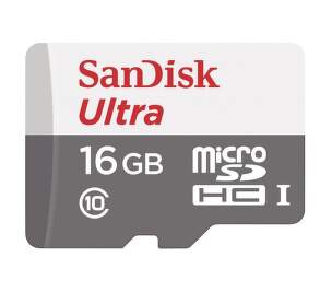 Sandisk Ultra microSDHC 16 GB Class 10 UHS-I