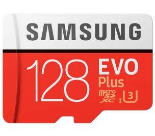Samsung Micro SDXC 128 GB EVO Plus + SD adaptér