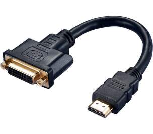 Power+ 20136 - HDMI (samec) na DVI (samica) adapter
