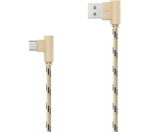 Mobilnet dátový kábel USB/USB-C 2 m zlatý