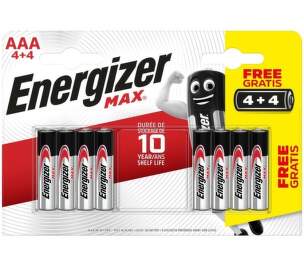 Energizer Max AAA (LR03) 8 ks