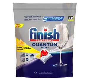 Finish Quantum Max Lemon 36 ks tablety do umývačky