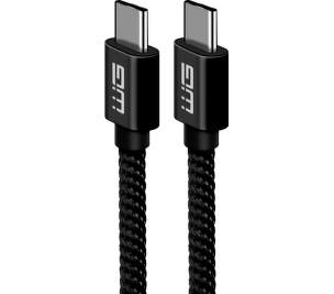 Winner dátový kábel USB-C/USB-C 3 m čierny