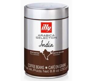 Illy India zrnková káva 250 g
