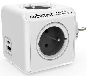 Cubenest PowerCube Original USB PD 20W A+C sivý