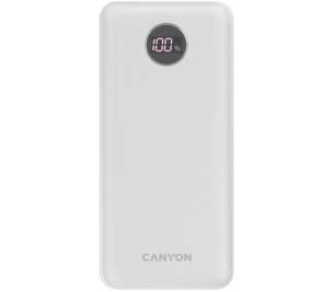 Canyon PB-2002 powerbanka USB-C/2× USB-A PD QC 3.0 20 000 mAh biela