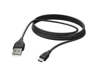 Hama dátový kábel Micro USB 3 m čierny