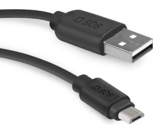 SBS dátový kábel Micro USB 1 m čierny