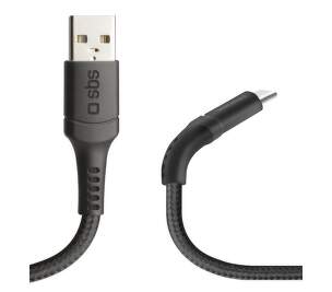 SBS dátový kábel USB-C 1 m čierny