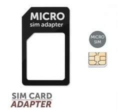 MOBILNET Čierny Micro SIM adaptér (Micro SIM-SIM)