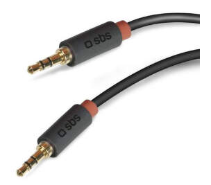 SBS Audio AUX kábel, jack 3.5mm, 1,5 m