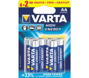 Varta High Energy - AA, 6ks
