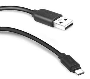 SBS dátový kábel USB-C 1,5 m čierny
