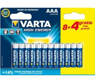 VARTA High Energy AAA (LR03) 12 ks