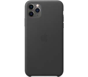 Apple kožený kryt pre iPhone 11 Pro Max, čierna
