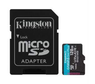 Kingston Canvas Go Plus 128 GB micro SDXC U3 V30 + SD Adaptér