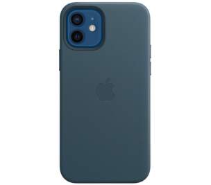 Apple kožený kryt pre Apple iPhone 12/12 Pro MagSafe modrá