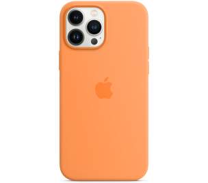 Apple silikónové puzdro s MagSafe pre Apple iPhone 13 Pro Max Marigold nechtíkovo oranžové