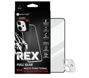 Sturdo Rex Full Glue tvrdené sklo pre Apple iPhone 13 mini čierne