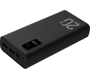 Winner powerbanka USB-C/2× USB-A PD QC 3.0 22,5 W 20 000 mAh čierna