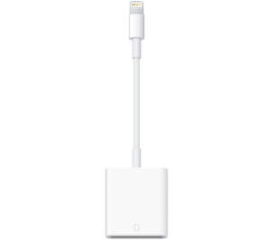 Apple redukcia Lightning/SD biela