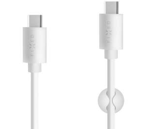 Fixed dátový kábel USB-C/USB-C 1 m biely