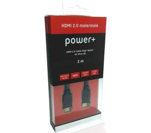 Power+ PT-HDMI-2MBK HDMI kábel 2m čierny