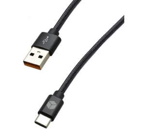 Sturdo dátový kábel USB-C 1,5 m 3 A čierny