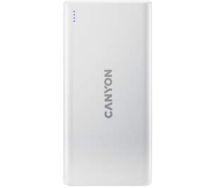 Canyon CNE-CPB1006W Micro USB/USB-C 10 000 mAh 2,1 A 5 V biela 0,3 m USB kábel