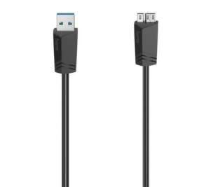 Hama 200626 USB 3.0 typ A - micro B 0,75 m čierny