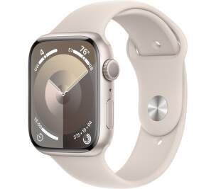 Apple Watch Series 9 GPS 45 mm hviezdne biely hliník M/L