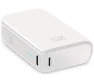 SBS NanoTube powerbanka USB-C/USB-A 10 000 mAh biela