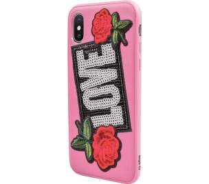 SBS Smart and Ladies Love puzdro pre iPhone X, ružová