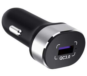 Winner USB QC 22,5 W 5 A čierna USB-C kábel
