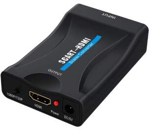 Power+ Scart - HDMI čierny konvertor