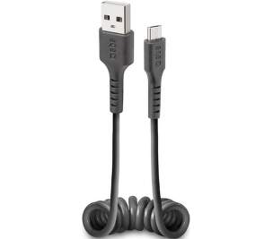 SBS Micro USB/USB kábel 0,5 m čierny