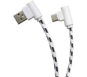 Mobilnet dátový kábel USB/USB-C 2 m biely